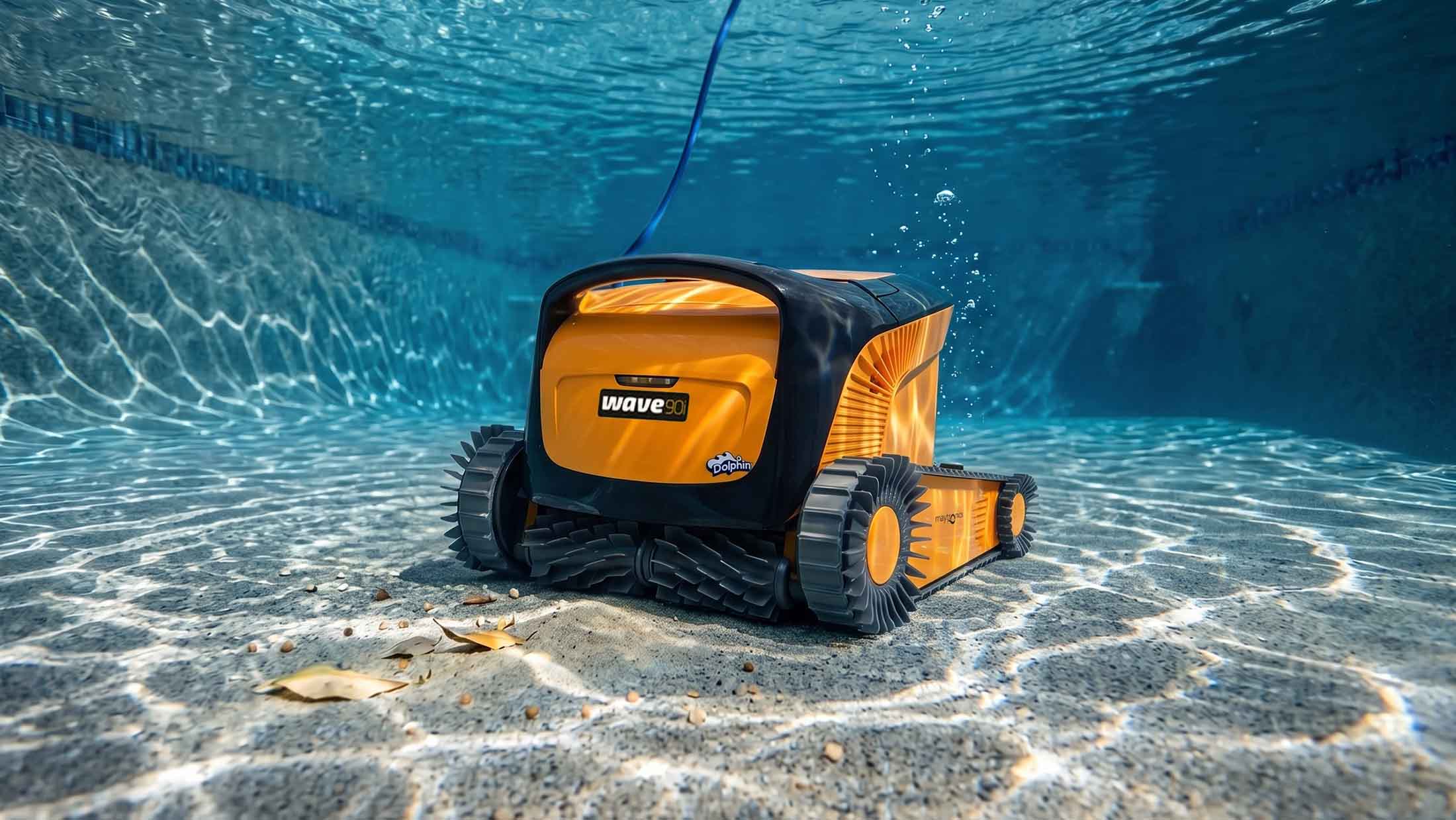 Open Box Dolphin Wave 90i Commercial Robotic Pool Cleaner