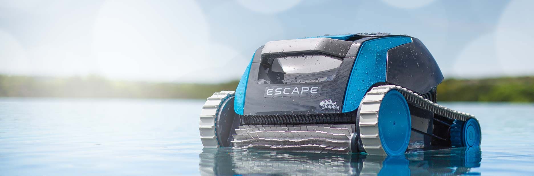Dolphin Escape above ground robotic pool cleaner