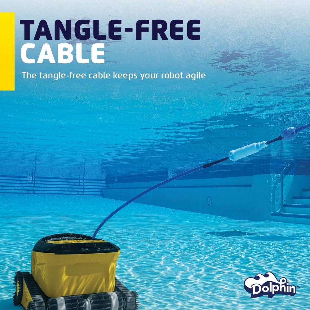 Dolphin Wave 90i tangle-free cable underwater